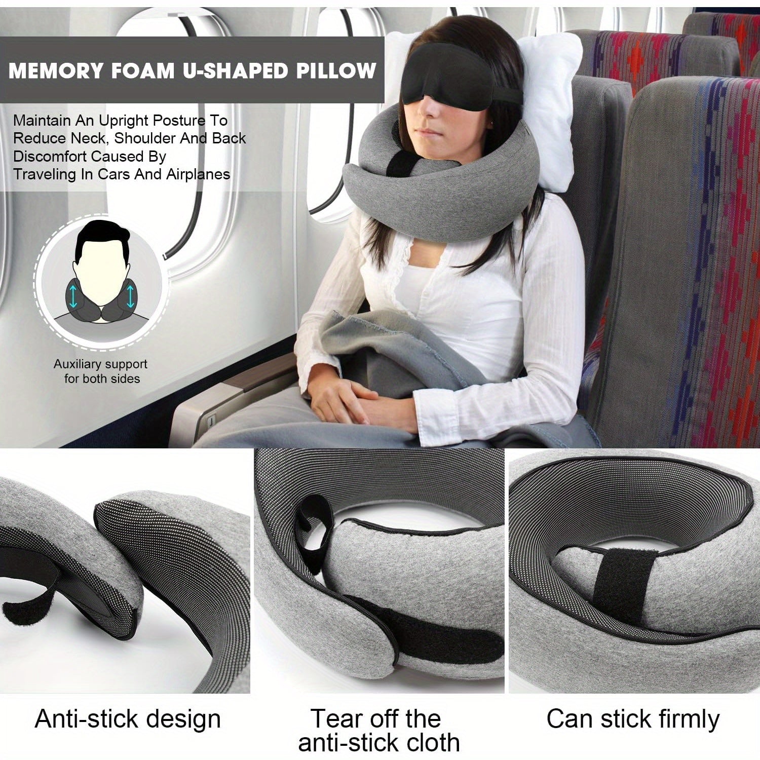 Flash Sellers™U-Shaped Travel Neck Pillow