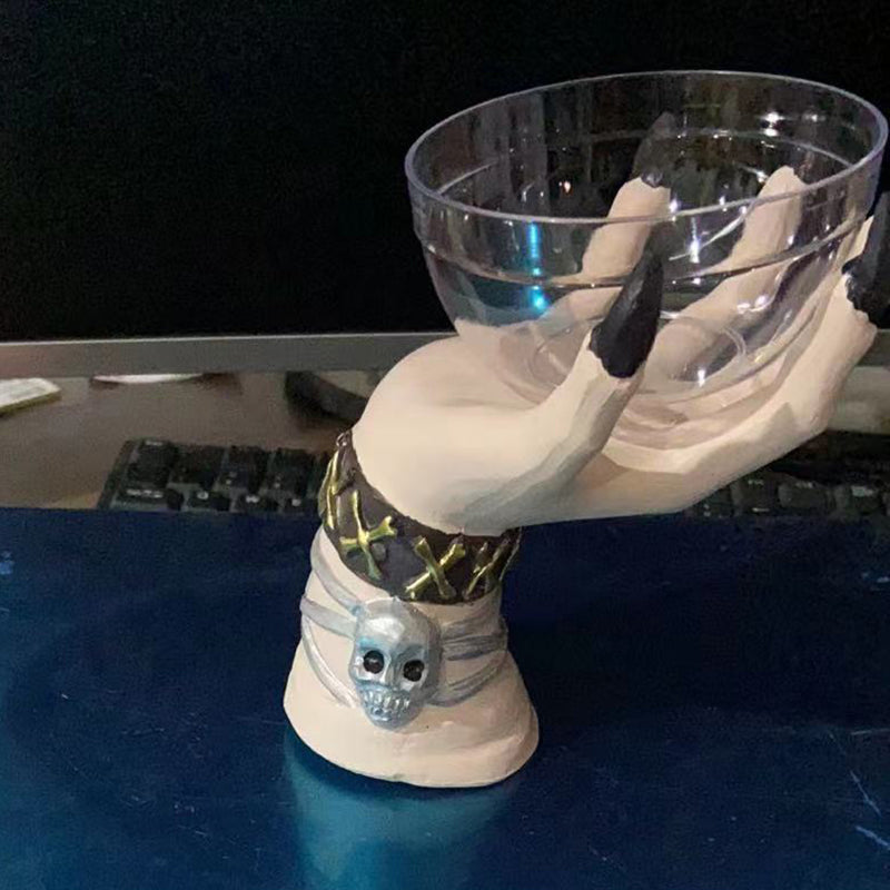 Halloween Witch Hand Home Snack Bowl Holder