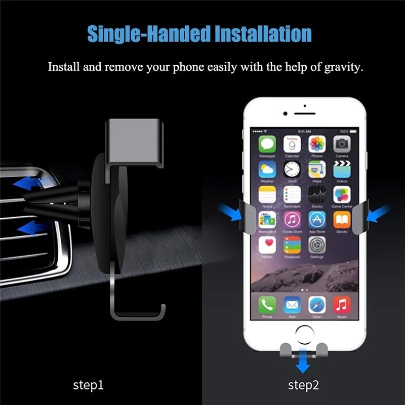 Gravity Car Holder Auto Air Vent Mount Clip Bracket