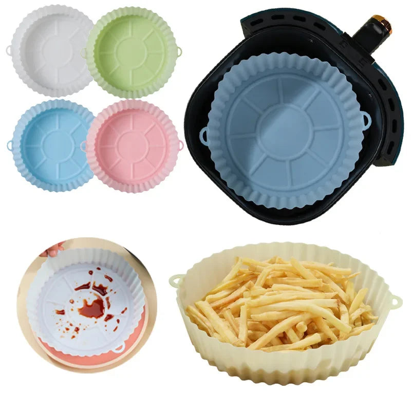 Silicone Air Fryers, Oven Baking Tray