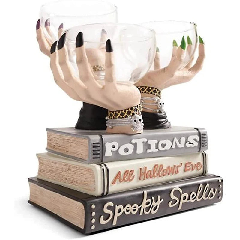 Halloween Witch Hand Home Snack Bowl Holder