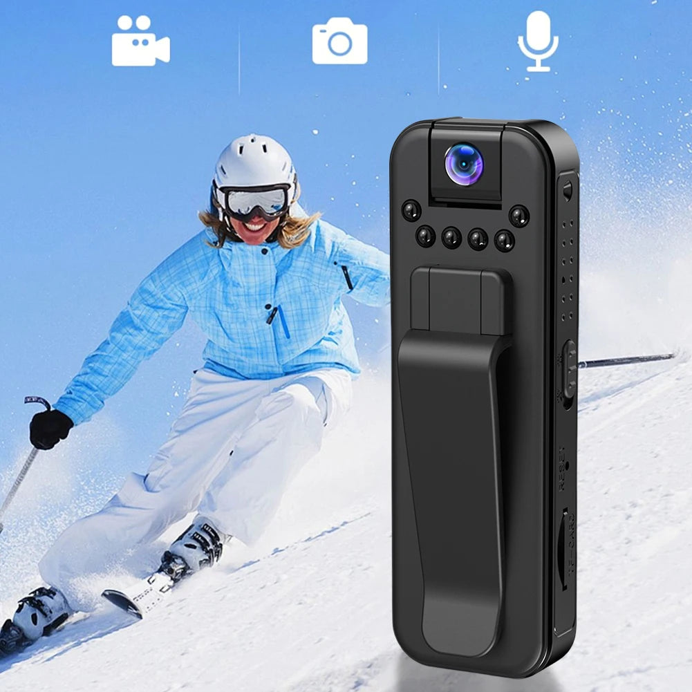 HD 1080P Mini Camera with Back Clip