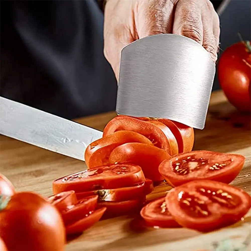 Stainless Steel Finger Guard Set For Cutting Food