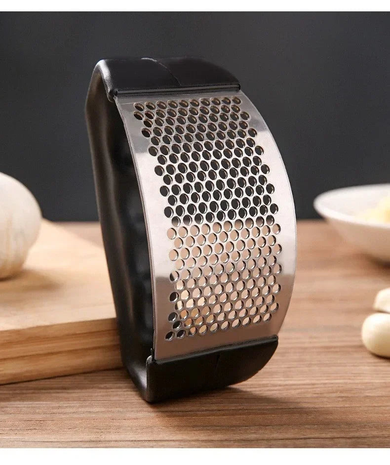 Upgraded Stainless Steel Garlic Press Squeezer