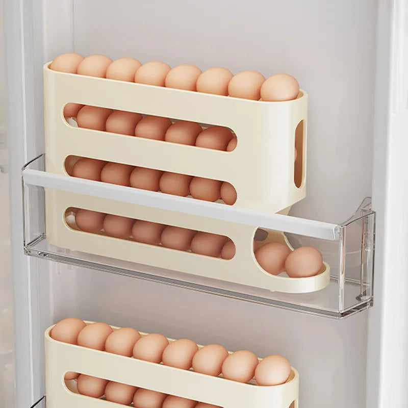 4 Layers Rolling Eggs Holder Rack