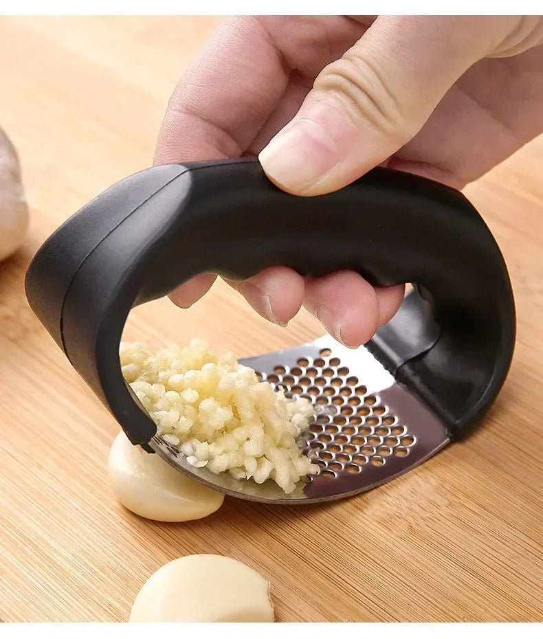 Upgraded Stainless Steel Garlic Press Squeezer