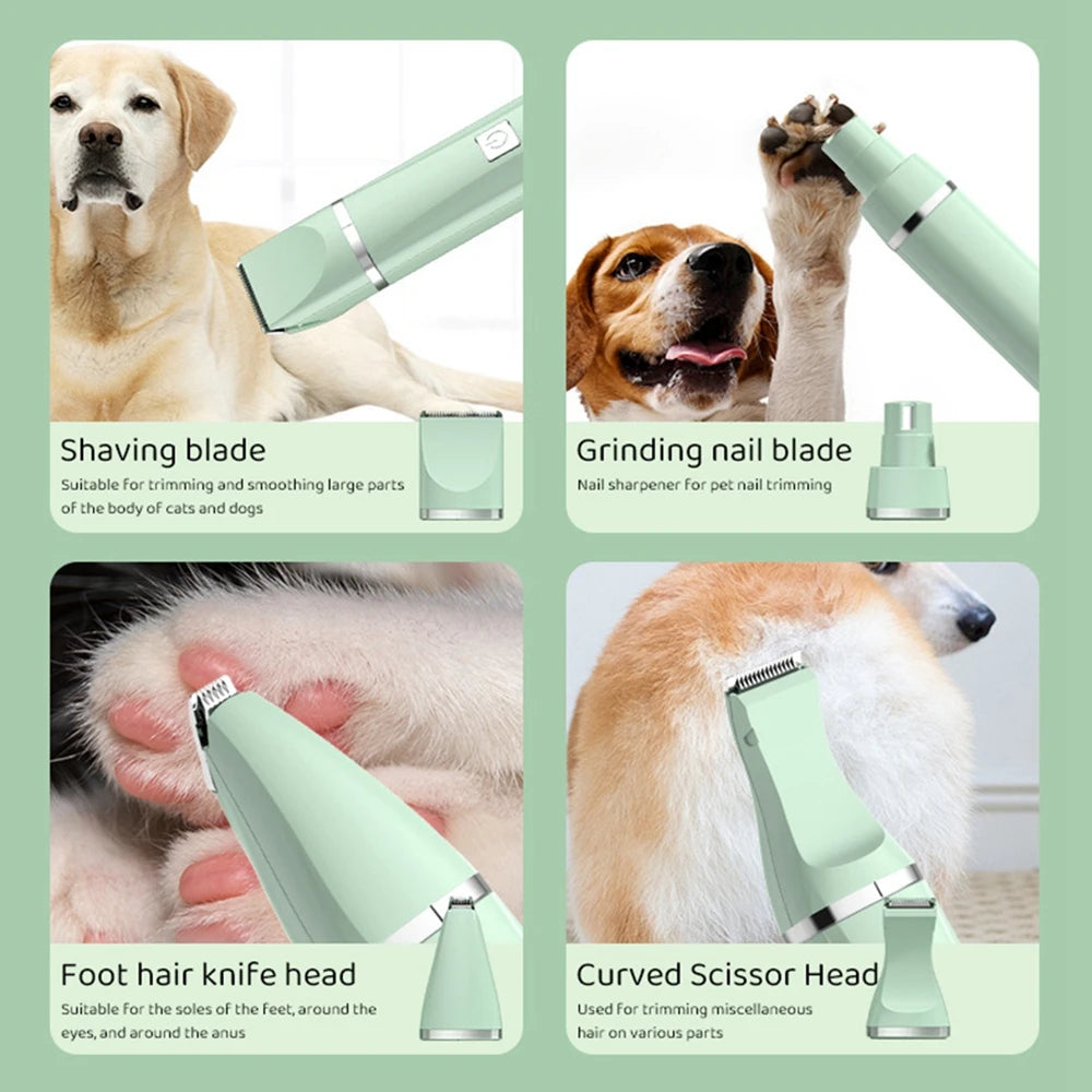 4 in 1 Pet Electric Hair Clipper