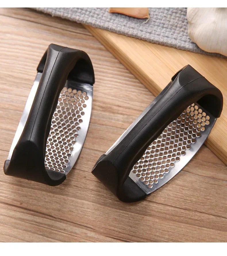 Upgraded Stainless Steel Garlic Press Squeezer