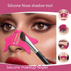 Silicone Nose Make Up Aid Eyebrow Stencil