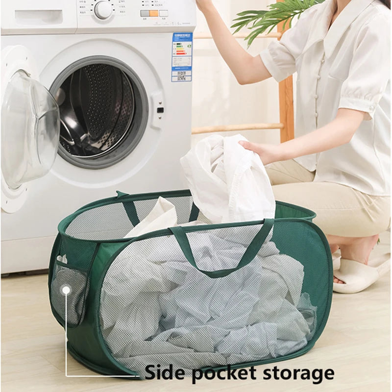 Folding Hollow Dirty Laundry Basket