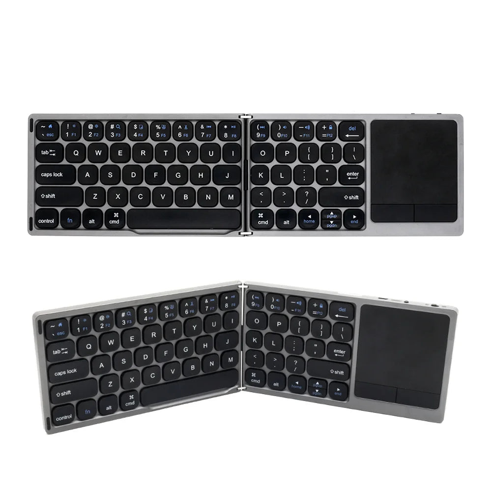 Foldable Keyboard With Touchpad