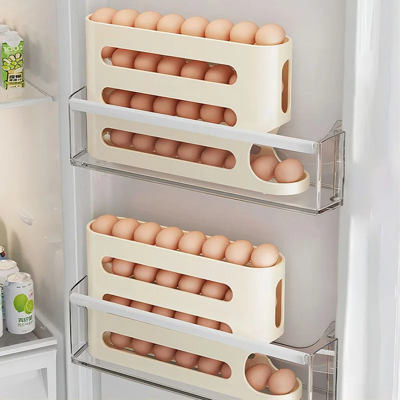 4 Layers Rolling Eggs Holder Rack