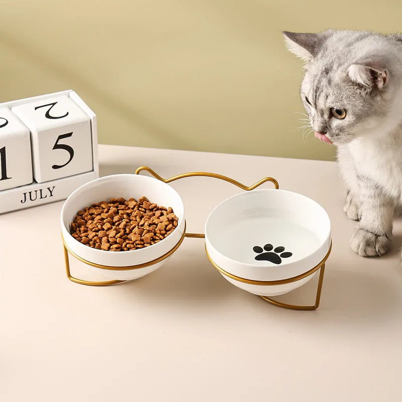 Ceramic Cat Bowl 500ML Water Feeder