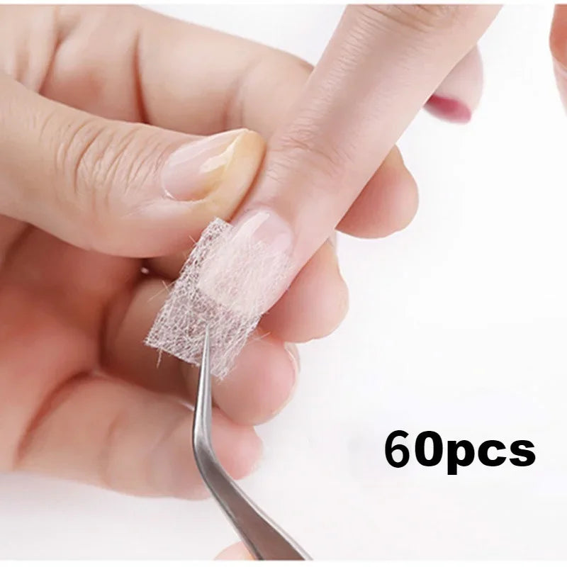 60pcs Silk Fiberglass Nail Extension