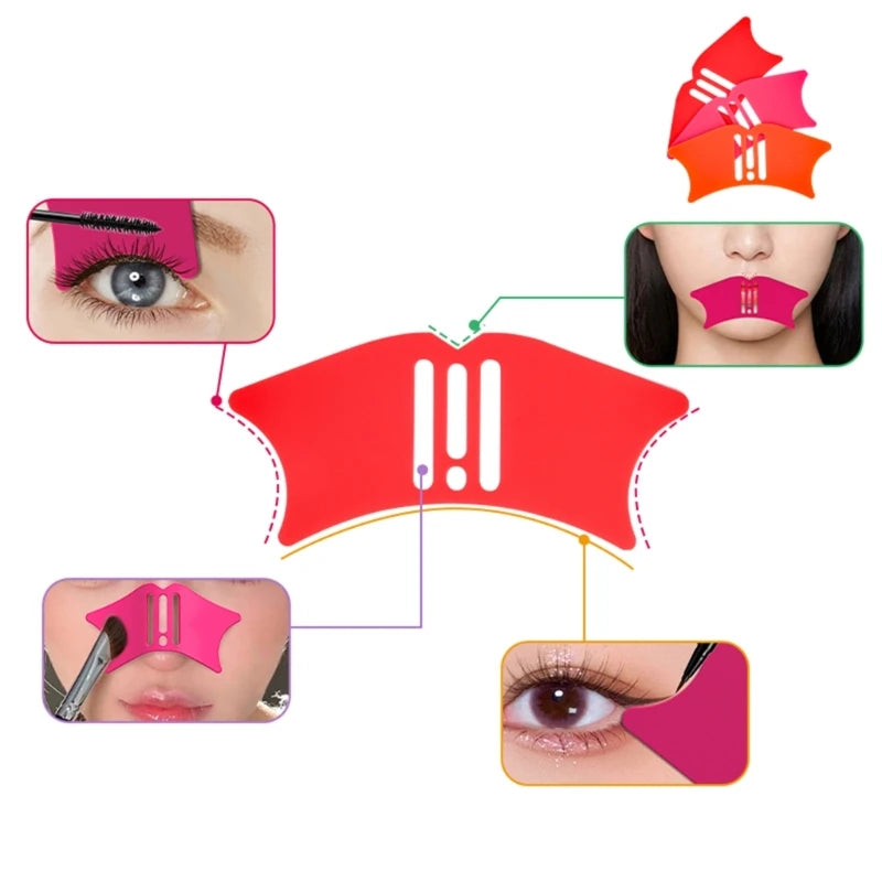 Silicone Nose Make Up Aid Eyebrow Stencil