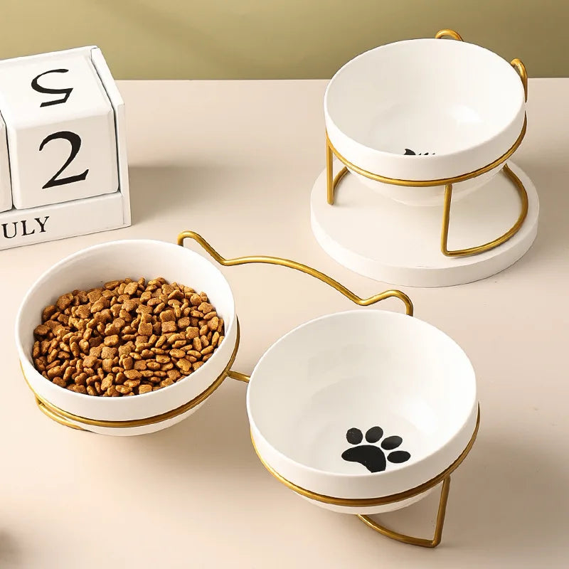 Ceramic Cat Bowl 500ML Water Feeder